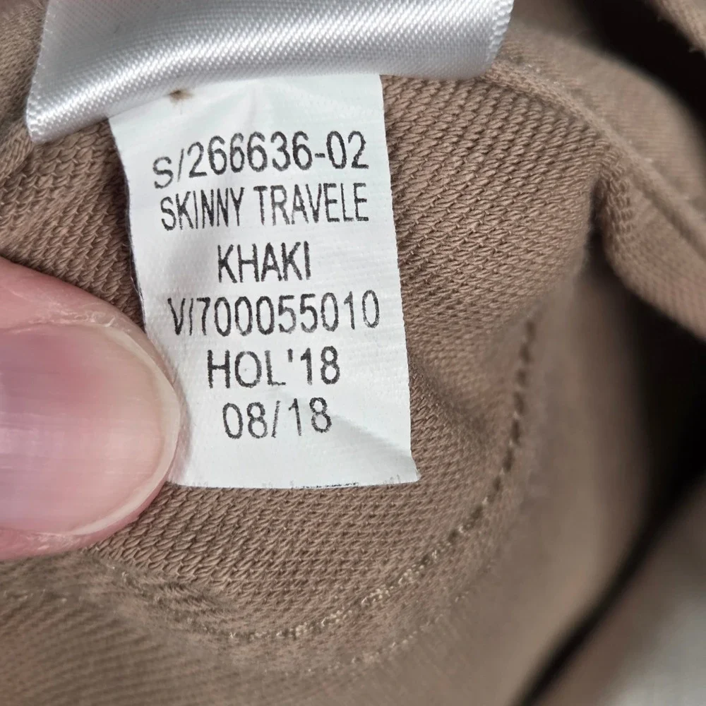 Banana Republic Mens 36x34 Traveler Skinny Fit Chino Pants Khaki 266636-02